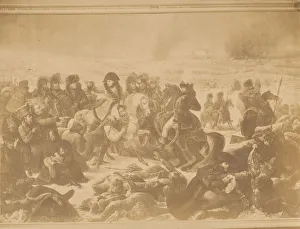 Gros Prints: [Reproduction of Napoleon on the Battlefield of Eylau by Antoine-Jean Gros], 1850s