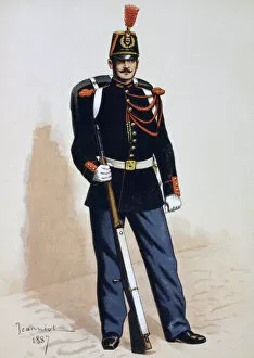 A Lemercier Gallery: Republican Guard, 1871 (1887). Artist: A Lemercier