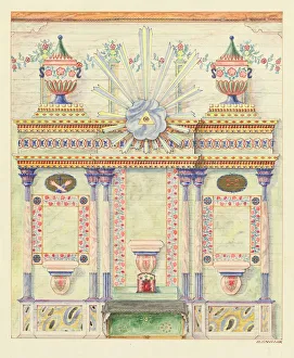 Miller Randolph F Prints: Reredos and Wall Paintings, 1937. Creator: Randolph F Miller