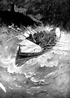Lifebelts Prints: To The Rescue!, 1895. Creator: Lascelles