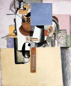 Collage Prints: Reservist of the First Division, 1914. Artist: Kazimir Malevich