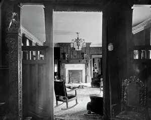Residence of A. Buhl, Iroquois Avenue, hall and parlor, Detroit, Mich. between 1905 and 1915. Creator: Unknown