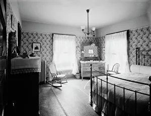 Residence of Albert E. Silk, bedroom, Detroit, Mich. between 1900 and 1910. Creator: Unknown