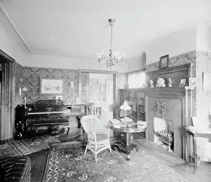 Reception Room Prints: Residence of Albert E. Silk, reception room