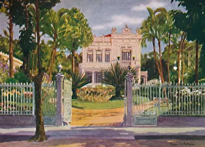 Alured Gray Prints: Residence of Count Paulo de Frontin, Petropolis, 1914. Artist: Edgar L Pattison