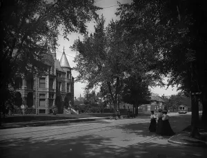 Transparency Prints: Residence and Detroit Athletic Club, Detroit, Mich. A, c1905. Creator: Unknown