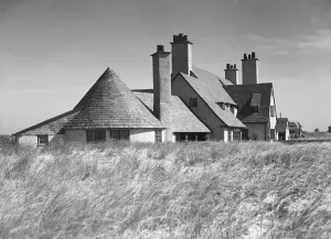 Conical Prints: Residence of Ellery James, between 1911 and 1942. Creator: Arnold Genthe