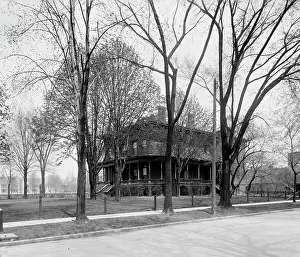 Residence of Mrs. H.C. Parke, exterior view, Detroit, Mich. between 1900 and 1910. Creator: Unknown
