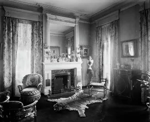Parlor Prints: Residence of Mrs. H.C. Parke, parlor