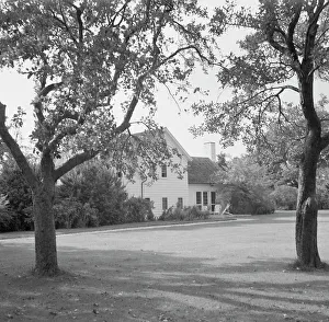 Clapboard Prints: Residence of Walter D. Fletcher, 1936. Creator: Arnold Genthe