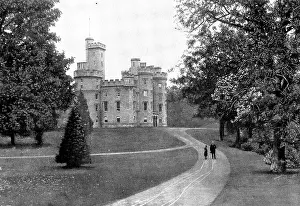 Grounds Prints: Residential Castles of Great Britain - Third Series: Scottish; Cluny Castle
