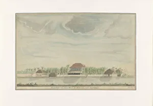 Java Indonesia Prints: The Residents House at Simpang van Agteren, 1809. Creator: C. Coolen