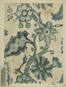 Linen Prints: Resist Print, c. 1937. Creator: Michael Trekur