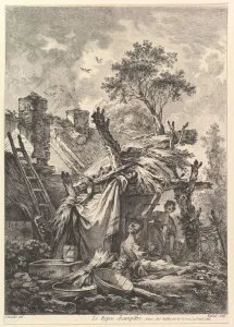 Boucher Prints: Rest in the Country. Creator: William Wynne Ryland