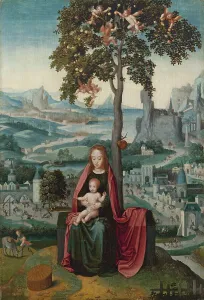 Malus Pumila Prints: The Rest on the Flight into Egypt, 1540. Creator: Anon