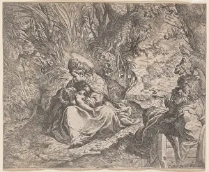 The Rest on the Flight into Egypt, 1587-1590. Creator: Camillo Procaccini (Italian, 1546-1629)