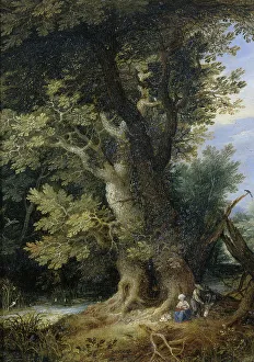 Copper Metal Prints: Rest on the Flight into Egypt, 1600-1699. Creator: Unknown