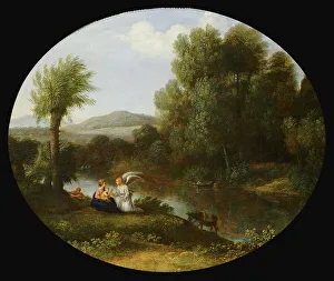 Rest On The Flight Into Egypt, 1646. Creator: Claude Lorrain