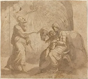 The Rest on the Flight into Egypt, 16th century. Creator: Unknown The Rest on the Flight into Egypt, 16th century. Creator: Unknown