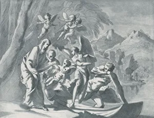 Pietro Prints: The rest on the Flight into Egypt, 1740-71. Creator: Andrea Scacciati