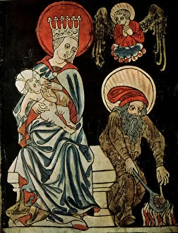Images Dated 5th June 2013: Rest on the Flight into Egypt, c.1410. Artist: German master