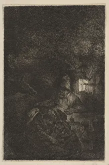 The Rest on the Flight into Egypt: A Night Piece (reverse copy) The Rest on the Flight into Egypt: A Night Piece (reverse copy)