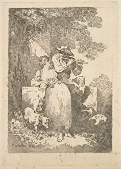 Sunny Collection: Rest from Labour on Sunny Days, 1784-87. Creator: Thomas Rowlandson