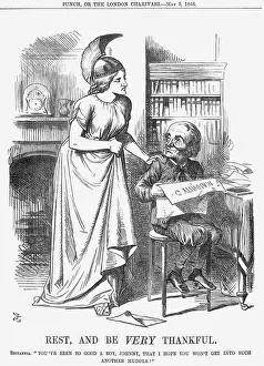Rest, and be Very Thankful, 1866. Artist: John Tenniel Rest, and be Very Thankful, 1866. Artist: John Tenniel