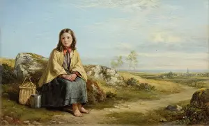 Wayside Prints: Rest by the Wayside, 1864. Creator: George Reid