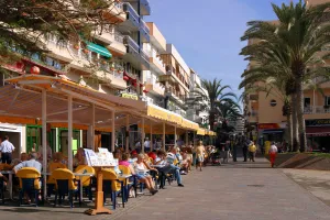 Diner Prints: Restaurant, Los Cristianos, Tenerife, Canary Islands, 2007