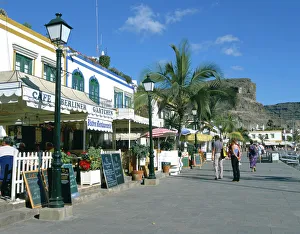 Restaurant, Puerto de Mogan, Gran Canaria, Canary Islands
