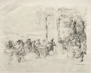Restaurant am Wasser. Creator: Max Liebermann (German, 1847-1935)