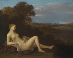 Resting Diana, 1660. Creator: Toussaint Gelton