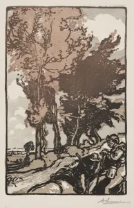1849 1918 Prints: The Resting Place, 1904. Creator: Auguste Louis Lepere (French, 1849-1918)