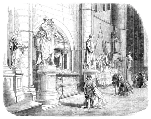 Charles Canning 1st Earl Canning Prints: The last resting-place of the late Earl Canning in the North Transept of Westminster Abbey