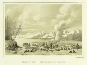 Nomadic Prints: Resting Along the Tau River, 1856. Creator: Ivan Dem'ianovich Bulychev