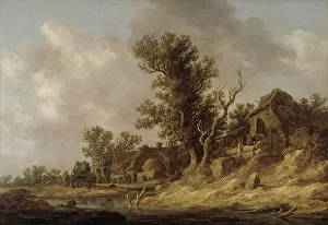 Josefsz Van Goyen Prints: Resting at a Tavern. Creator: Jan van Goyen