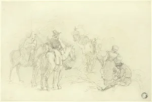 Resting Travelers, n.d. Creator: Augustus Wall Callcott