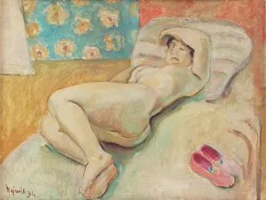 Unhappy Prints: Resting Woman, 1931. Creator: Cyprian Majernik