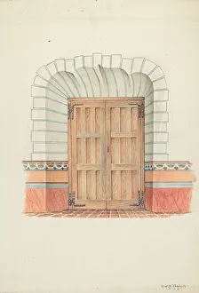 Restoration Drawing, 1936. Creator: Robert W. R. Taylor