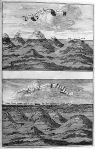 Noahs Ark Gallery: Result of the deluge, 1675. Artist: Athanasius Kircher