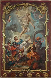 Ascent Prints: Resurection of Christ (banner of the brotherhood of Saint-Sépulcre)