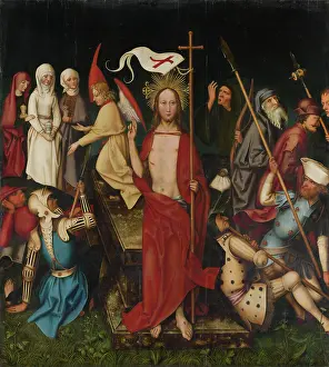Semi Naked Prints: Resurrection, 1501. Creators: Hans Holbein the Elder, Jesus Christ