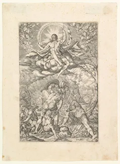 Melchior Prints: The Resurrection, 1577. Creator: Melchior Meier