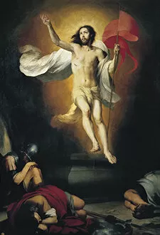 The Resurrection. Artist: Murillo, Bartolome Esteban (1617-1682)