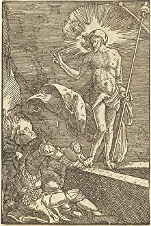 Altdorfer Albrecht Prints: The Resurrection, c. 1513. Creator: Albrecht Altdorfer