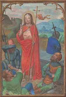 Surprised Collection: The Resurrection, c. 1530. Creator: Simon Bening