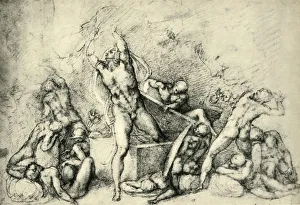 Simoni Prints: The Resurrection, c1532, (1943). Creator: Michelangelo Buonarroti