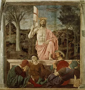 Salvation Gallery: The Resurrection, ca 1460. Artist: Piero della Francesca (ca 1415-1492)