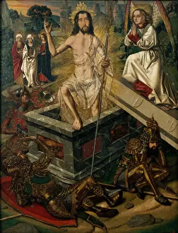 Bermejo Gallery: The Resurrection, ca 1475. Artist: Bermejo, Bartolome (ca 1440-ca 1498)